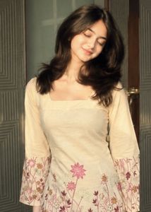 Floral Embroidered Kurta