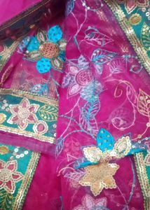 Elegant Floral Saree