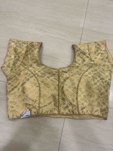 Padded Readymade Blouse + Cream Suit Set