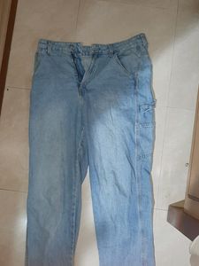 Light blue Baggy Denim For Women