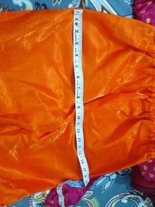 Vibrant Orange and magenta pink sharara an