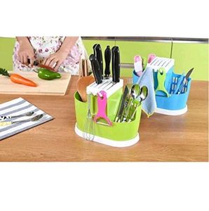Green Cutlery Holder with Knife Slot (DEAL inside)