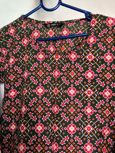 Multicolour Short Kurti