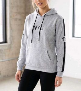 NYC Grey Urban Hoodie - Minimalist Style