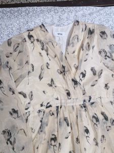Elegant Floral Print Midi Dress