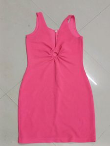 Cute Pink Mini Dress Size - M