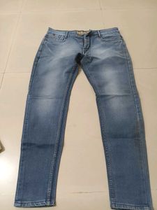 Men's Light Wash Slim Fit Jeans