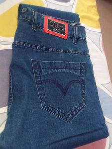 men blue denim jeans