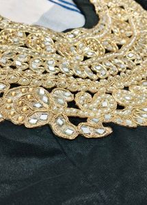 Elegant Black &amp; Gold Blouse