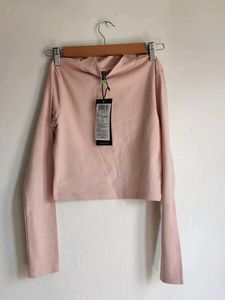 Pink Cropped top