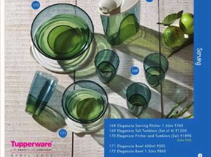 Set of 4 Green Tumbler Glasses New without tags