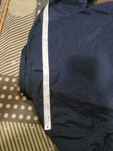 Navy Blue Coat Light Polyester