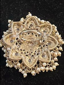 Exquisite Kundan &amp; Pearl Statement Ring