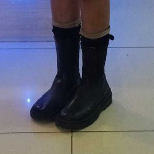 Black Leather Chelsea Boots