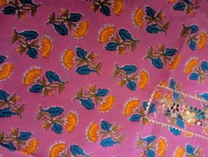 Pink Floral kurti (size - L)