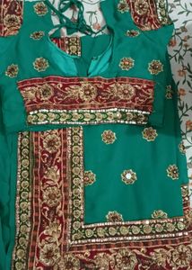 Green Saree (Free delivery)