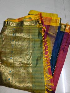 Malti Colour Pure Kanchi Pattu Saree