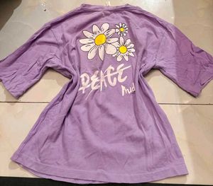 👾Purple Graphic T-Shirt
