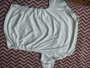 Chic Ruched White Top