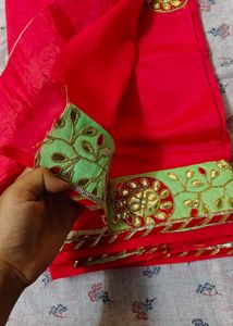 Unused new Gota patti saree