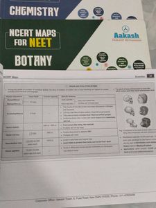 Aakash NCERT Maps for NEET Books