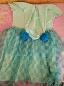 Cute Girls' Graphic Tulle Dress