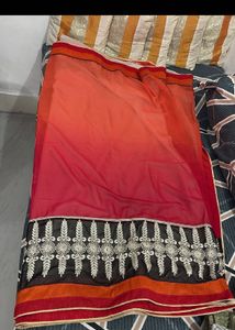 Stunning Ombre Saree with Embroidery