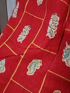 Red Festive Kurta
