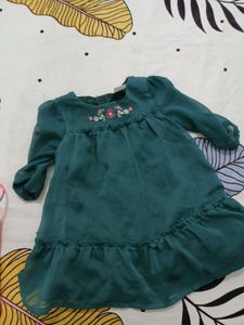Green Floral Dress
