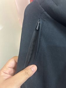 AM-PM Black Wide Leg Cotton Pants
