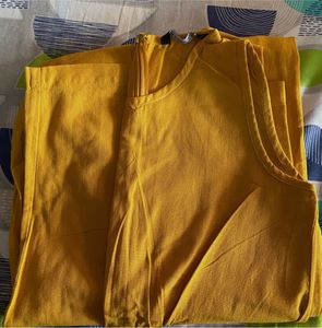 Yellow Sleeveless Jumpsuit