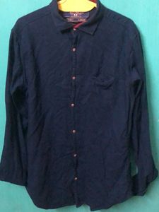 Navy Blue Full Sleeve Shirt