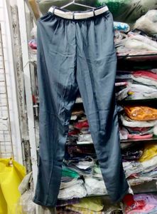 XS, M, L, XL , 2XL size Grey Pleated Belted Pants