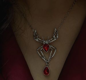 Gothic Spider Pendant Necklace