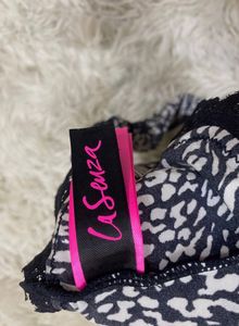 Lace Trimmed Animal Print Panties