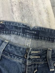 Vigoss Blue Denim Bermuda Shorts