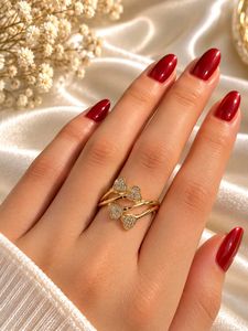 Sparkling Cluster Anti Tarnish Ring