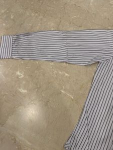 Louis Philippe Classic Striped Men's Shirt