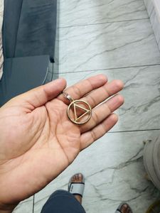 Men's Triangle Pendant Necklace