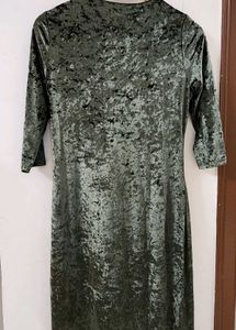 all about you Velvet Wrap Dress