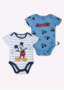 INF FRENZD Pack Of 2 Cartoon Print Romper Set