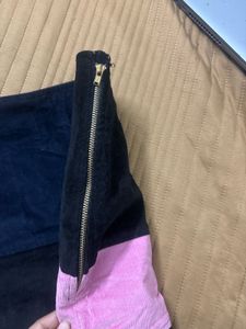 FOREVER 21 Unique Patchwork Mini Skirt
