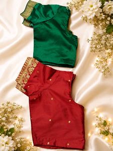 Ethnic Silk Blouses (Set of 2)🔥🔥🥰❤️💚