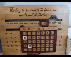 Inspirational Wood Alltime Calendar