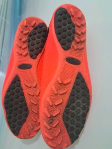 Bright Orange Rike Soccer Cleats