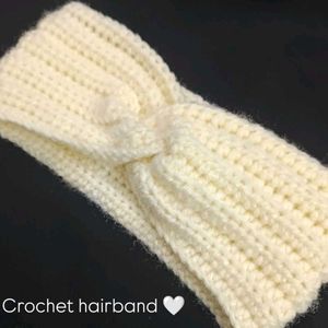 Handmade Crochet Knot Hair Band for Women & Girls