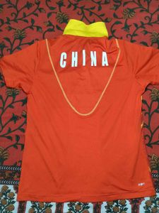 Li-Ning Dragon Print Polo T-Shirt