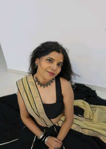 Handmade Black &amp; Gold Lehenga Choli