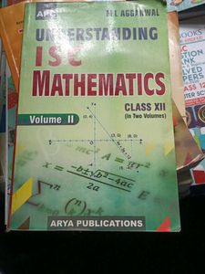 ISC  Mathematics Class 12th Ml Agrawal