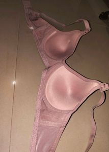 Shimmer Satin Padded Bra